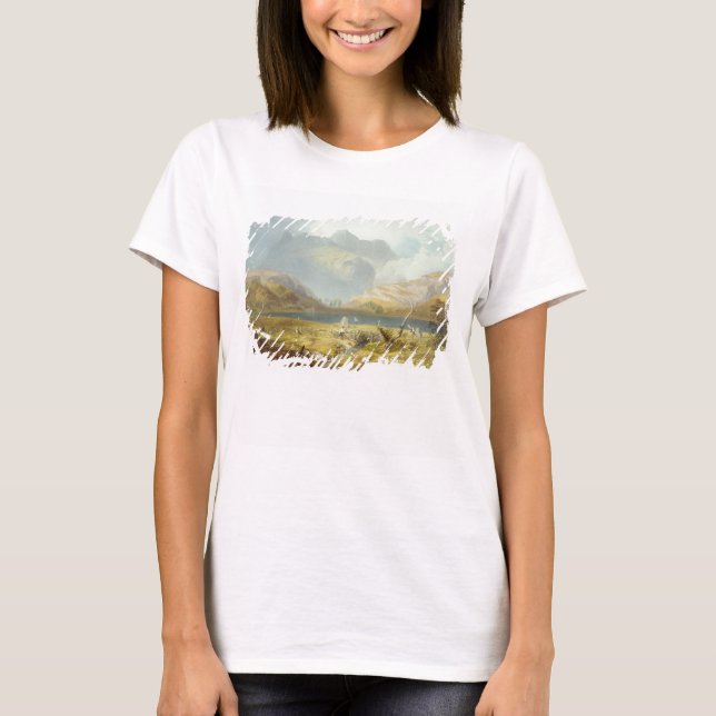 Langdale Pikes, from 'The English Lake District', T-Shirt (Front)