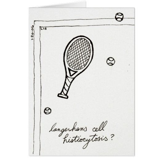 Langerhans Cell Histiocytosis card (Front)