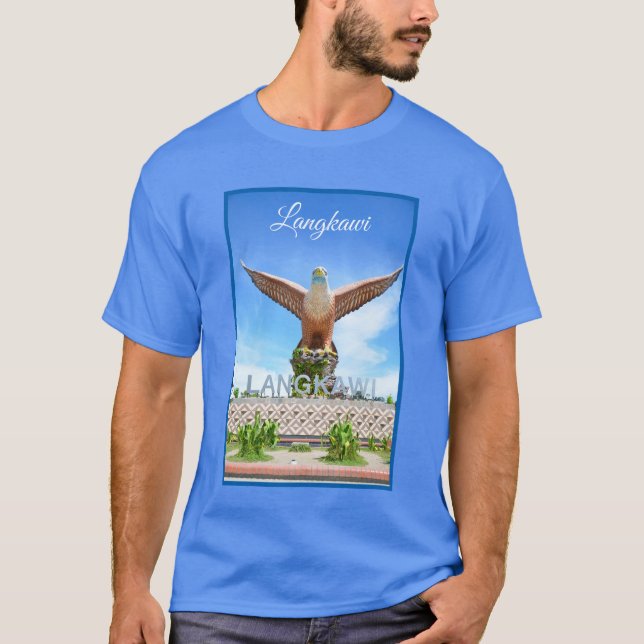 Langkawi Eagle Statue Malaysia Vacation Souvenir T-Shirt (Front)