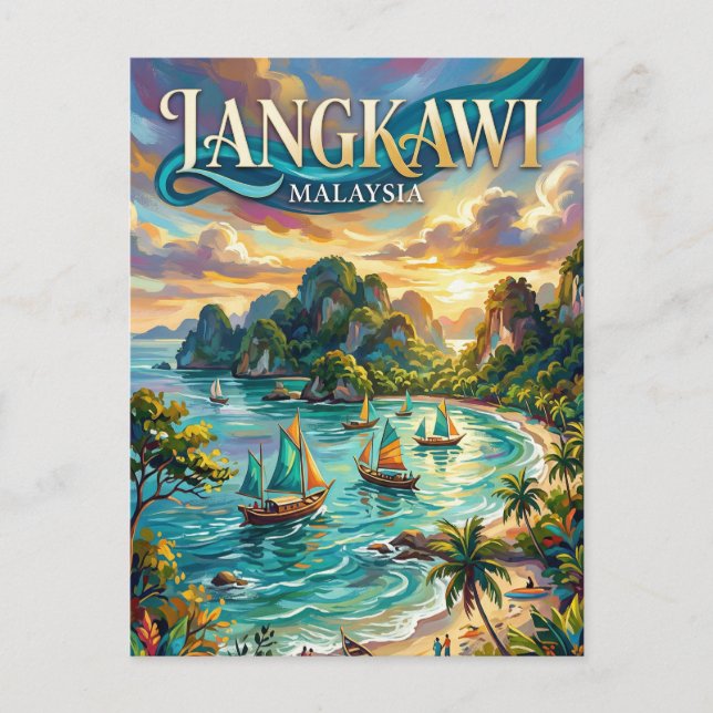 Langkawi Malaysia Postcard (Front)