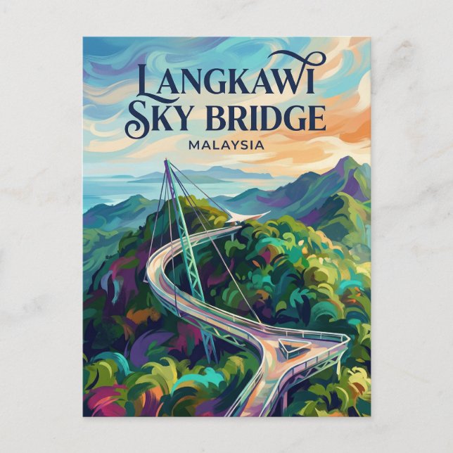 Langkawi Sky Bridge Malaysia Postcard (Front)