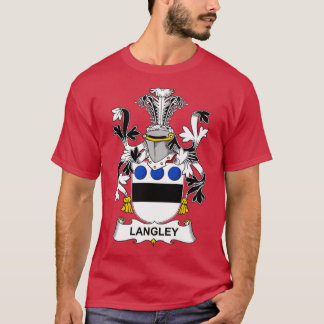 Langley Coat of Arms Family Crest  T-Shirt