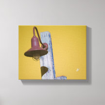 Langley Lamp Post Yellow Bronze Color Art
