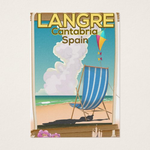 Langre Cantabria Spain beach poster