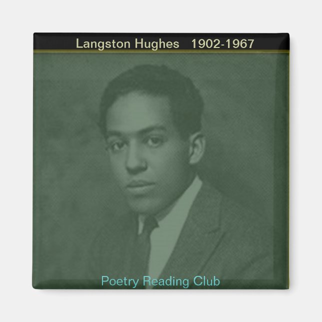 Langston Hughes Magnet (Front)