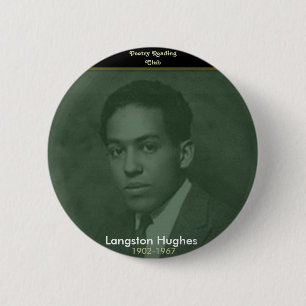 Langston Hughes Pinback Button