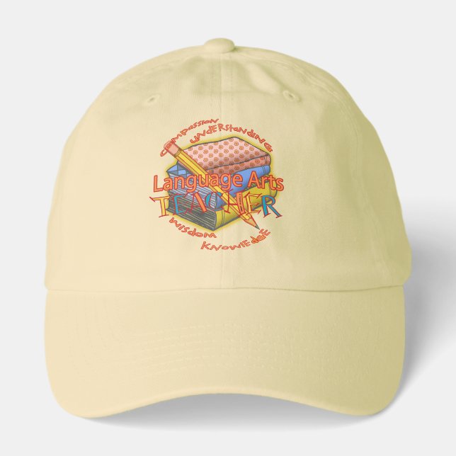 Language Arts Teacher Motto Hat (Front)