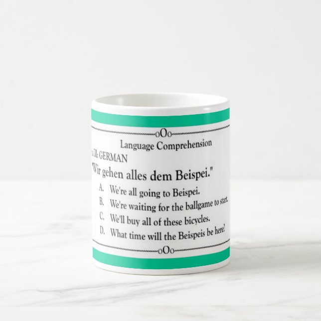 Language Collection - German 3 Coffee Mug (Center)