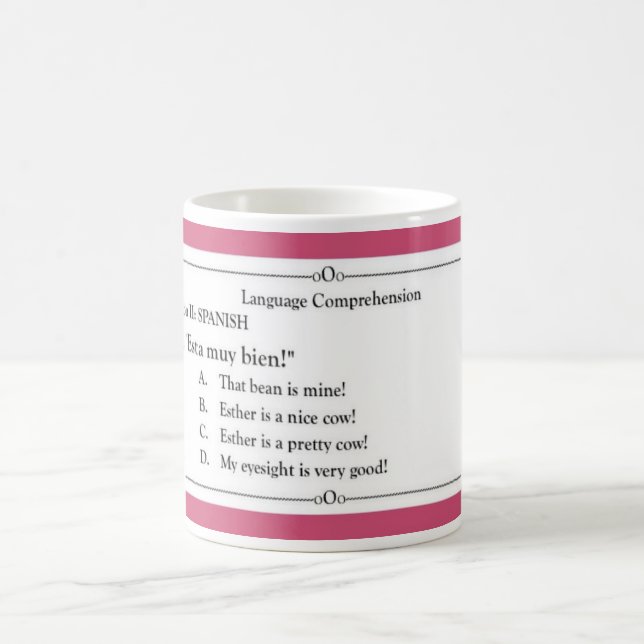 Language Collection - Spanish 1 Coffee Mug (Center)