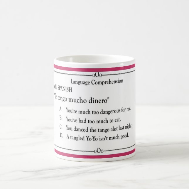 Language Collection - Spanish #2 Coffee Mug (Center)