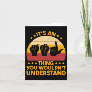 Language Deaf Awareness And Asl 1 Card