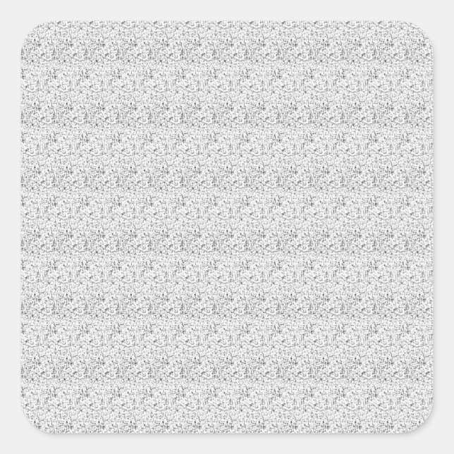 language Design Eleven Square Sticker (Front)