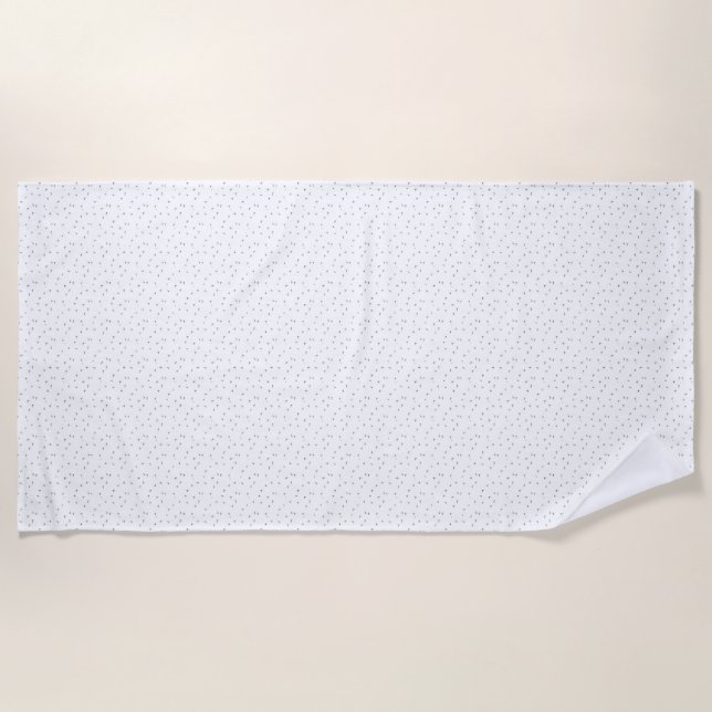 language Design Six Beach Towel (Front)