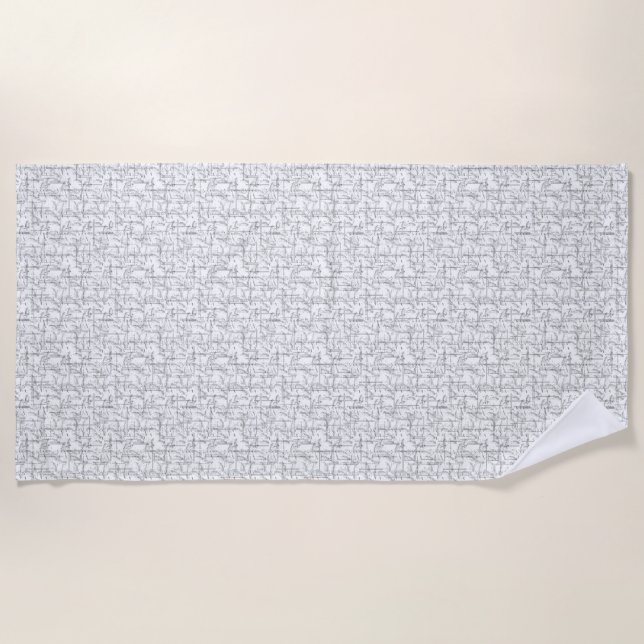 language Design Twenty Three Beach Towel (Front)