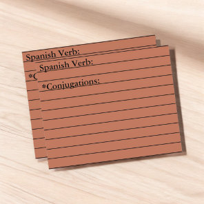 Language Learning & Grammar Flashcard Stationery