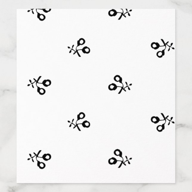 Language, Mountain Mist Envelope Liner (Design)