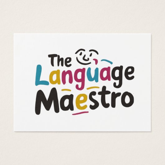 Language teacher present ideas (Front)
