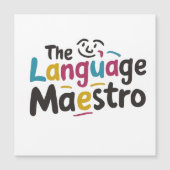 Language teacher present ideas (Front)