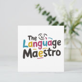 Language teacher present ideas (Standing Front)