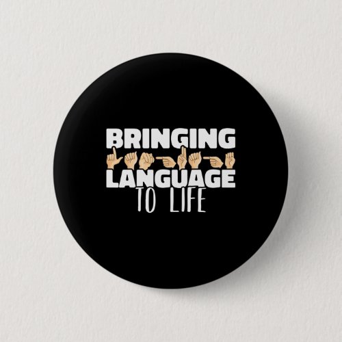 Language To Life American Sign Language Asl  Button