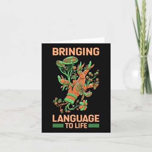 Language To Life American Sign Language  Card