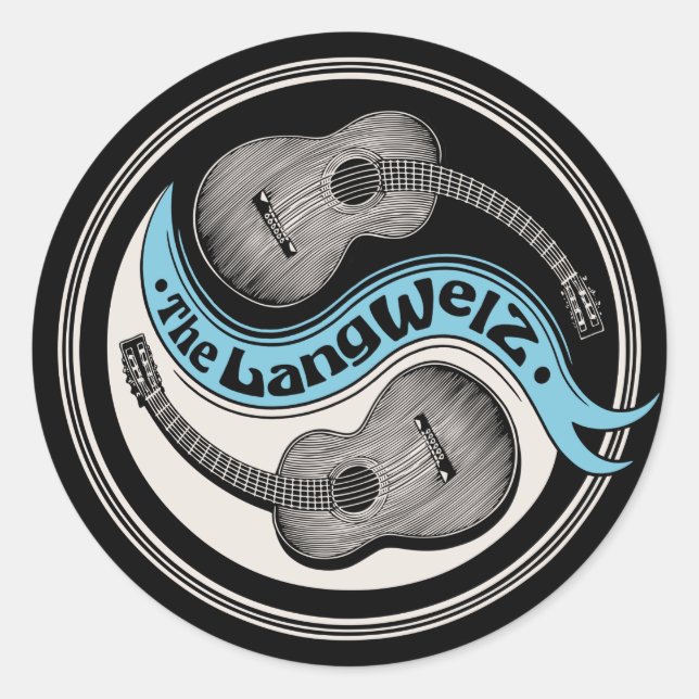 LangWelZ Yin Yang Classic Round Sticker (Front)