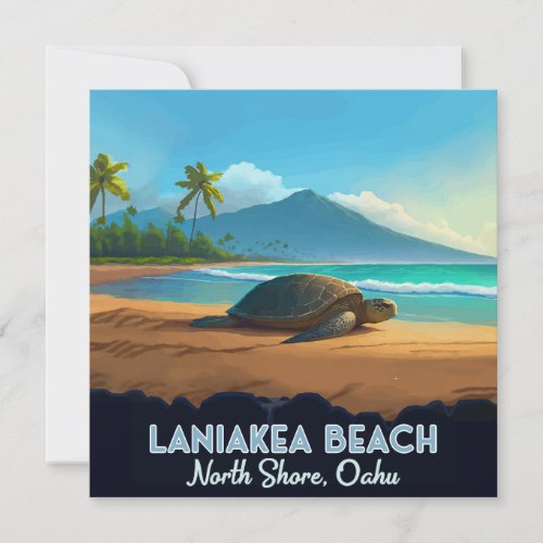 Laniakea Beach Haleiwa Oahu Hawaii Turtle