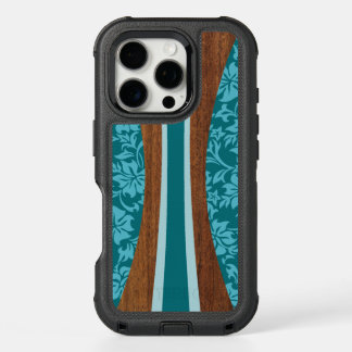 Laniakea Hawaiian Faux Wood Surfboard iPhone 16 Pro Case