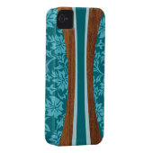 Laniakea Hawaiian Surfboard iPhone 4 Cases (Back/Right)
