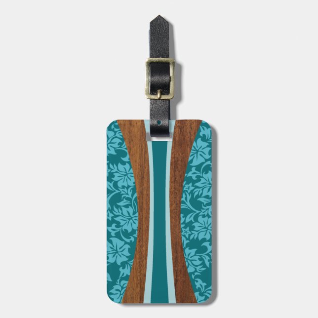 Laniakea Hawaiian Surfboard Luggage Tags (Front Vertical)
