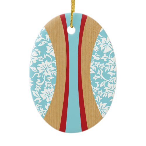 Laniakea Hawaiian Surfboard Ornament