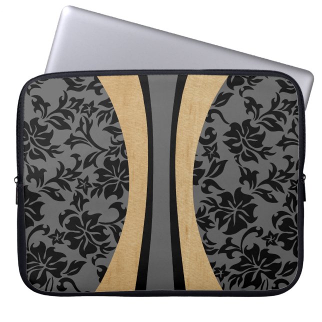 Laniakea Surfboard Hawaiian Neoprene Wetsuit Laptop Sleeve (Front)