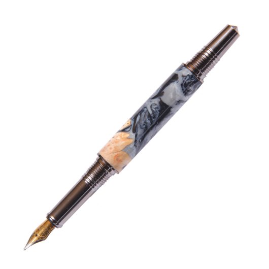 Lanier Art Deco Fountain Pen - Black Pearl (Fountain Nib)