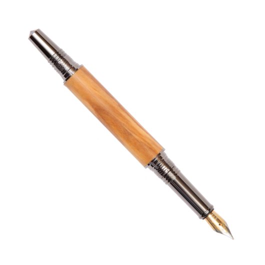 Lanier Art Deco Fountain Pen - Olivewood (Fountain Nib)