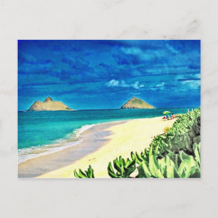 Lanikai, Hawai'i Postcard