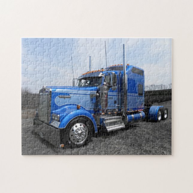 Lanita Blue Kenworth Puzzle (Horizontal)