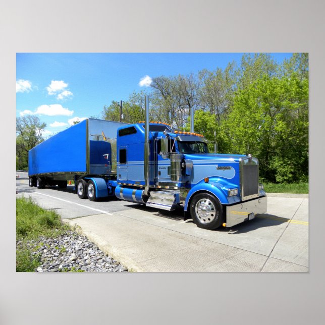 Lanita Blue W900L Curtain Poster (Front)