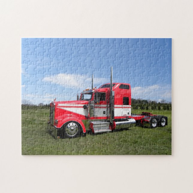 Lanita Red Kenworth Puzzle (Horizontal)