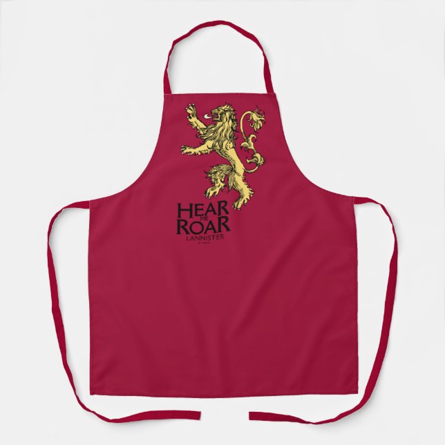 Lannister Sigil - Hear Me Roar Apron (Front)