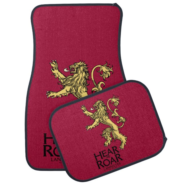 Lannister Sigil - Hear Me Roar Car Floor Mat (Set)