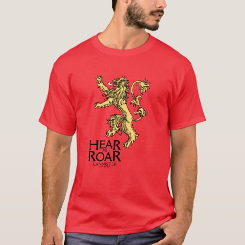 Lannister Sigil _ Hear Me Roar T_Shirt