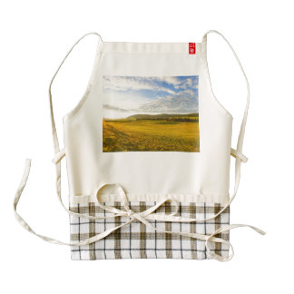 Lanscape at the Brevine, Neuchatel, Switzerland Zazzle HEART Apron