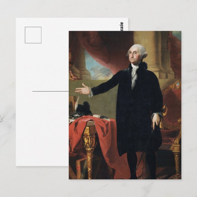 Lansdowne Portrait of George Washington Postcard (Front/Back)