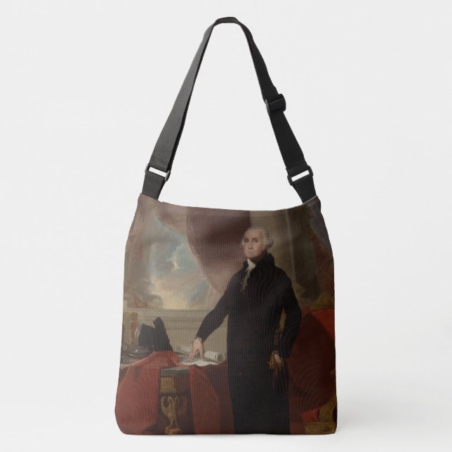 Lansdowne Portrait: US President George Washington Crossbody Bag (Front)
