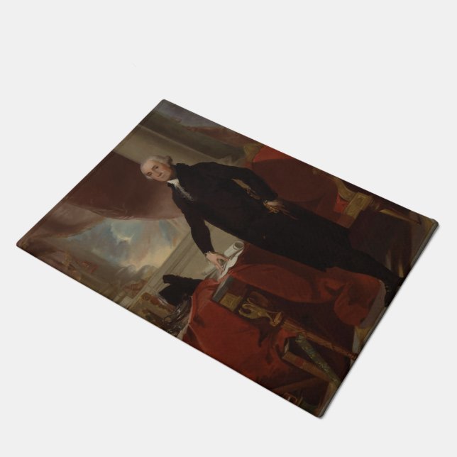 Lansdowne Portrait: US President George Washington Doormat (Angled)