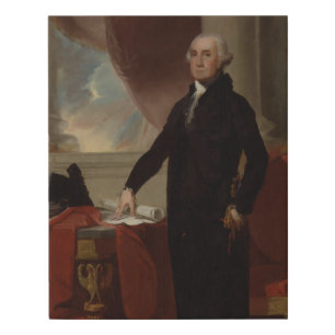Lansdowne Portrait: US President George Washington Faux Canvas Print