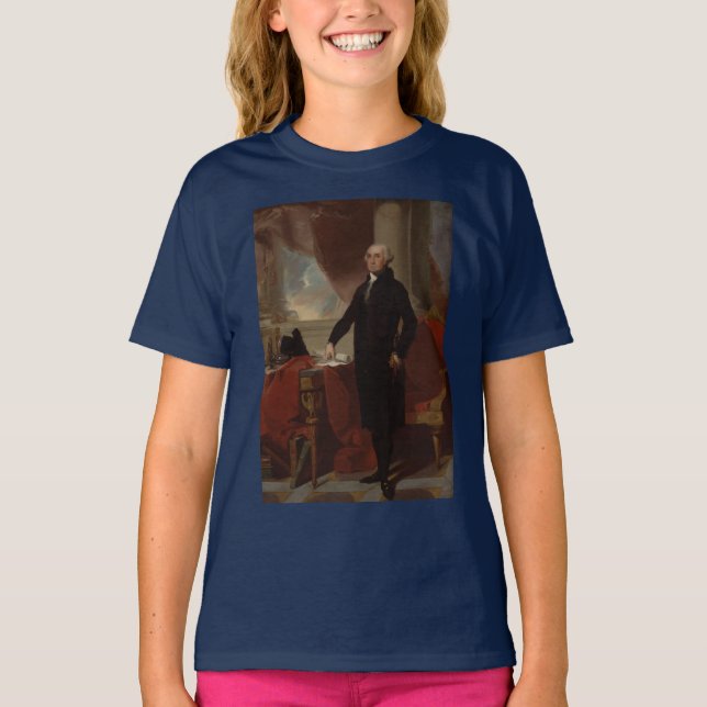 Lansdowne Portrait: US President George Washington T-Shirt (Front)