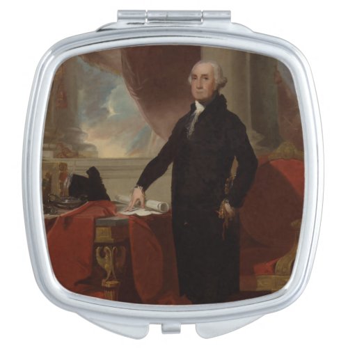 Lansdowne US 1st President George Washington Compact Mirror