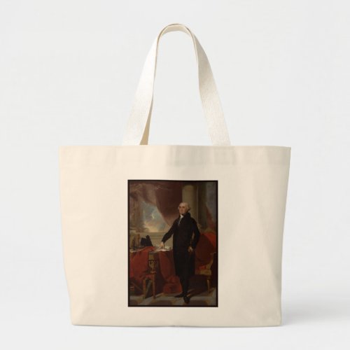 Lansdowne US 1st President George Washington Large Tote Bag