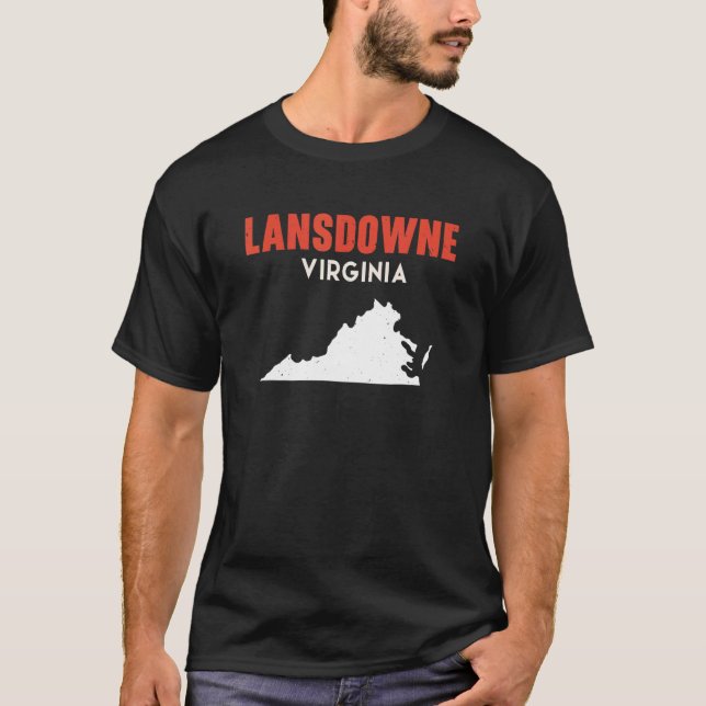Lansdowne Virginia USA State America Travel Virgin T-Shirt (Front)